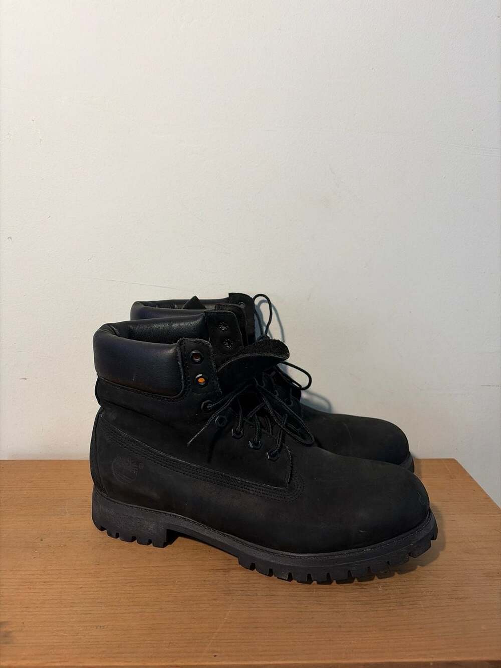 Timberland 6-Inch Premium Waterproof Boot Black Nubuck 10073 size 11